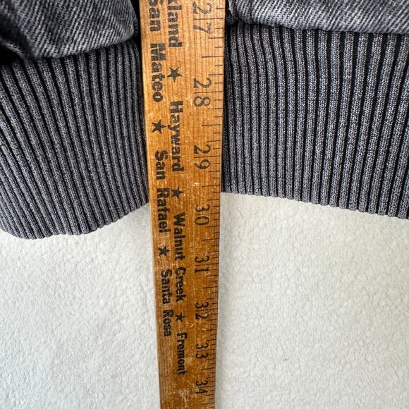 Levi's Men's XXL Vintage Quilted Hooded Zip up Jacket Work to be done - Picture 5 of 10
